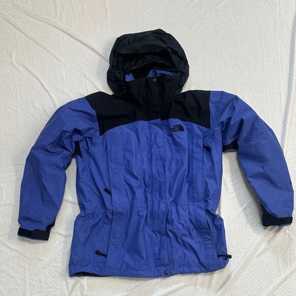 The North Face HyVent Mountain Jacket Purple Black Women’s LARGE - Picture 1 of 14